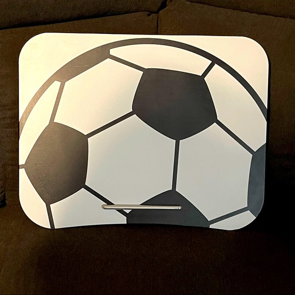 Other - soccer themed laptop pillow desk